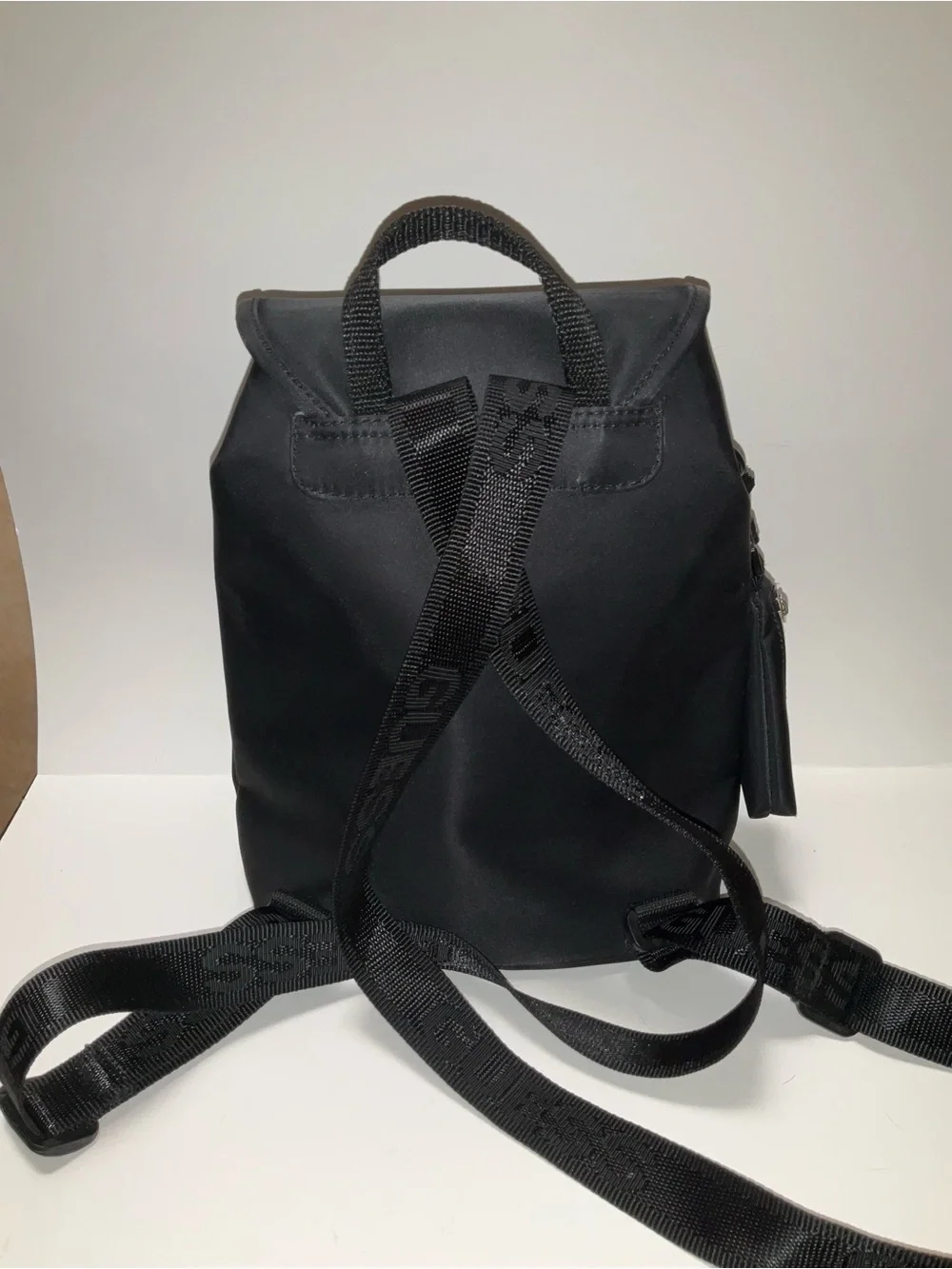 Vintage 90’s Y2K GUESS Black Drawstring Small Mini Backpack Bag Handbag